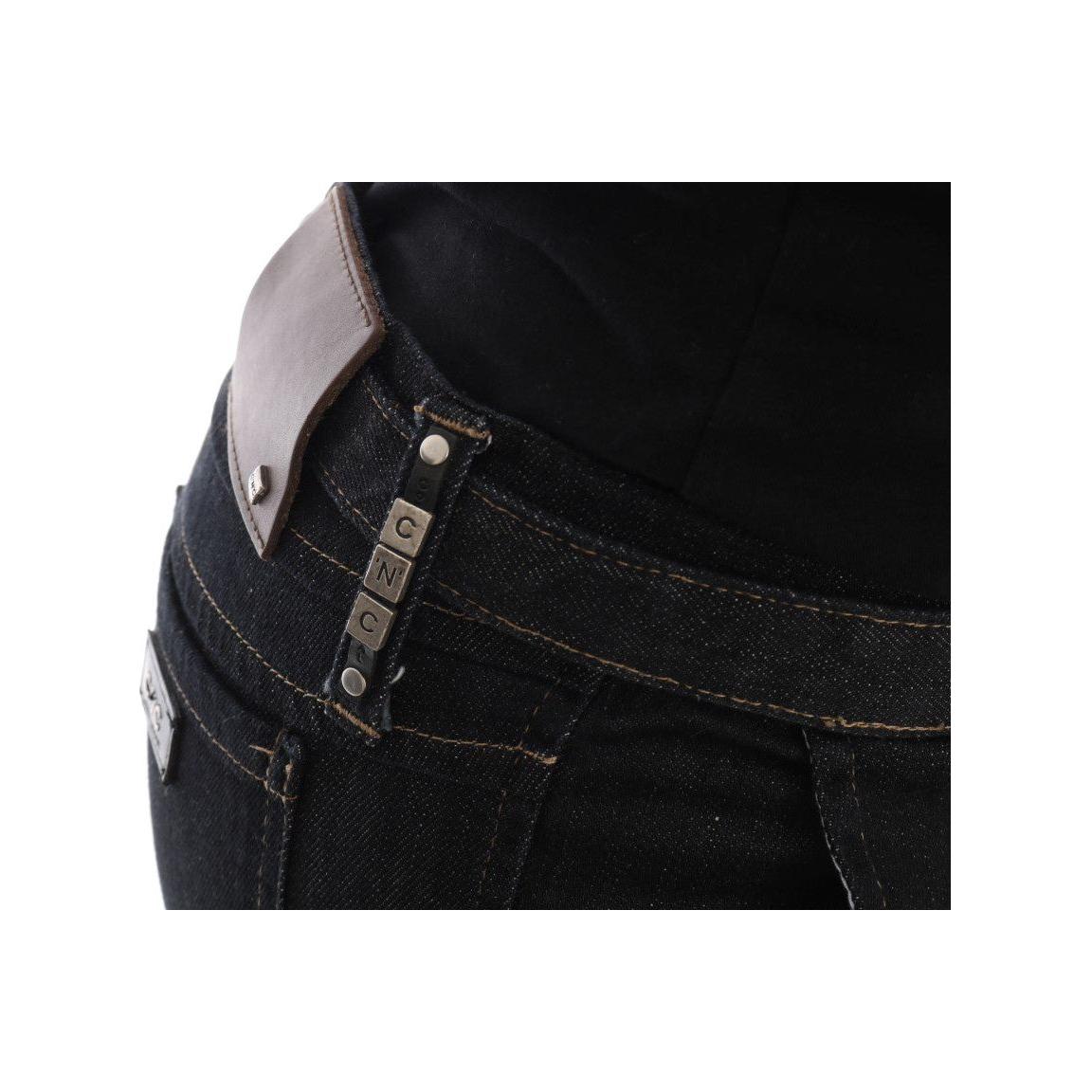 Costume National Blue Cotton Stretch Slim Fit Jeans