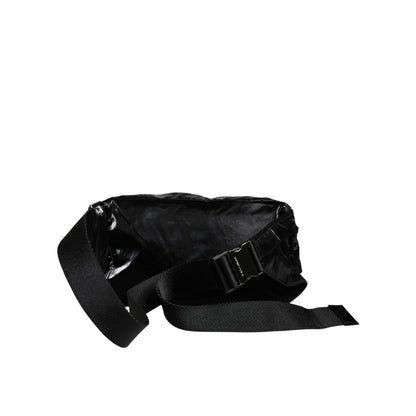 Dolce & Gabbana Black Nylon Fabric Belt Waist Fanny Pack Bag