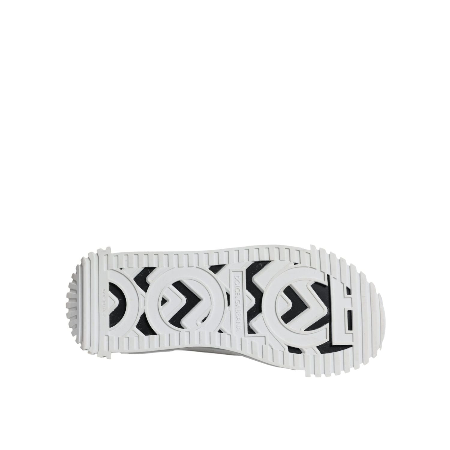 Dolce & Gabbana White Black Low Top NS1 Sneakers Shoes