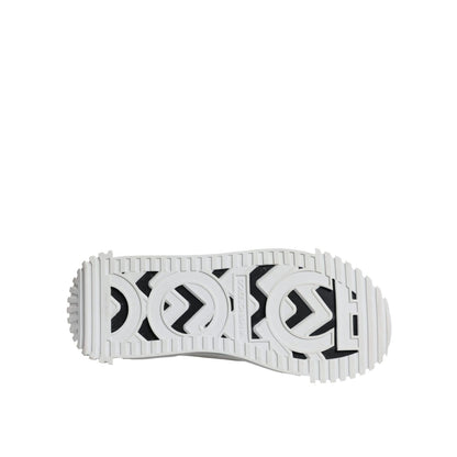 Dolce & Gabbana White Black Low Top NS1 Sneakers Shoes