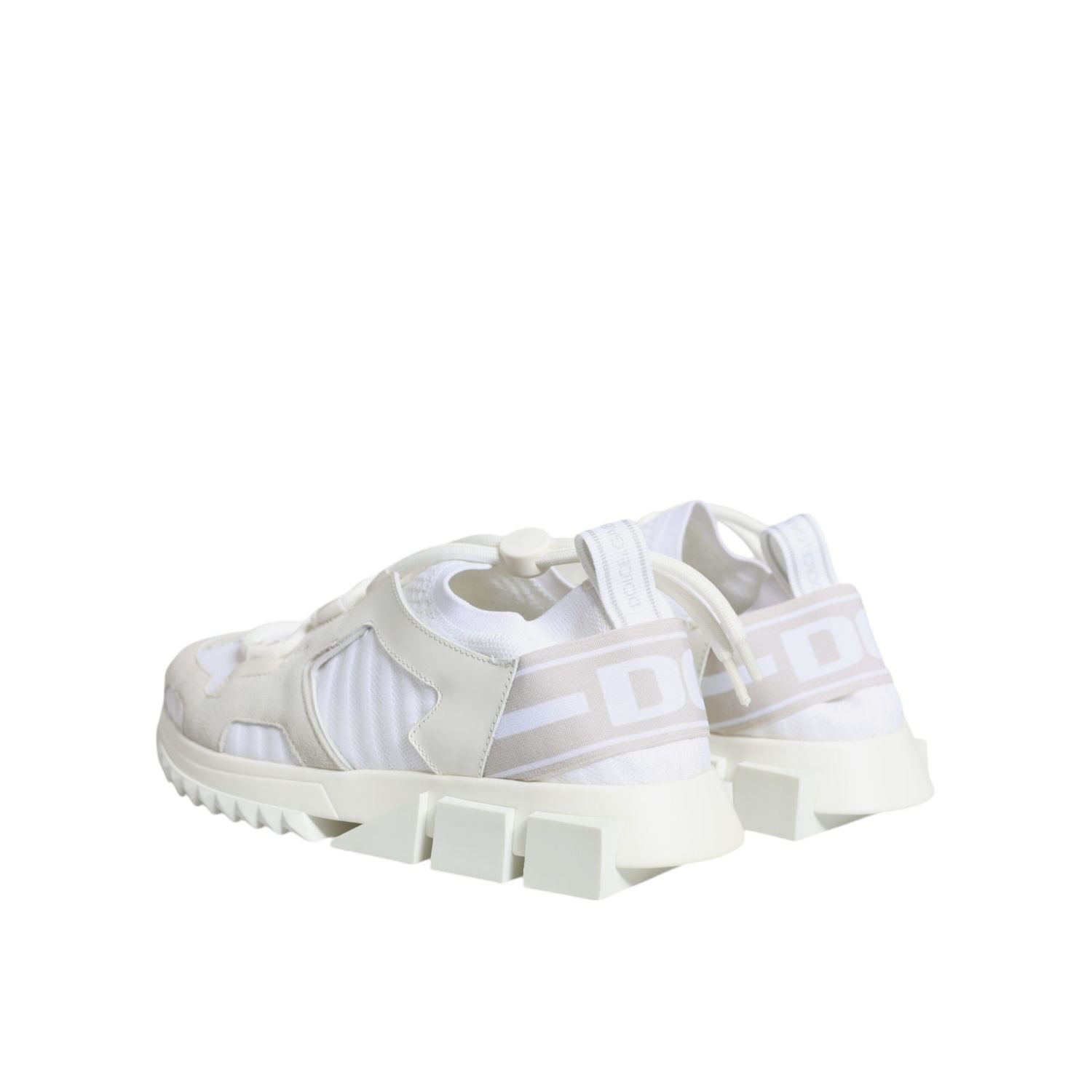 Dolce & Gabbana White Mesh Sorrento Trekking Sneakers Shoes
