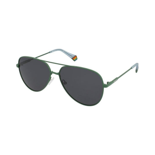 Polaroid Green Metal Sunglasses POPLD6187S1EDAC