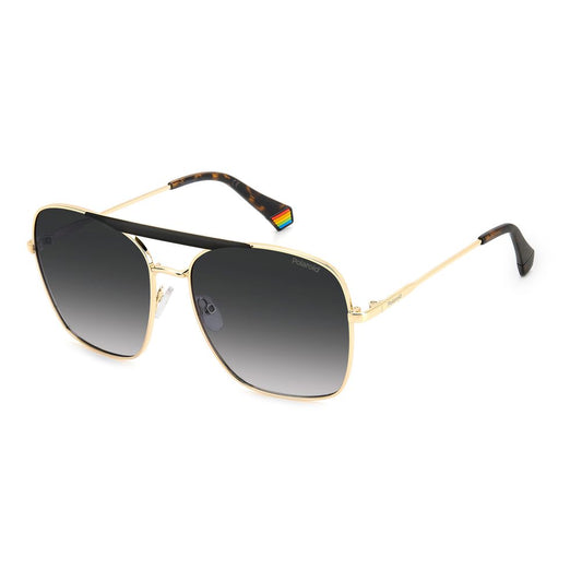 Polaroid Black Metal Sunglasses POPLD6201SXI46F9WJAC