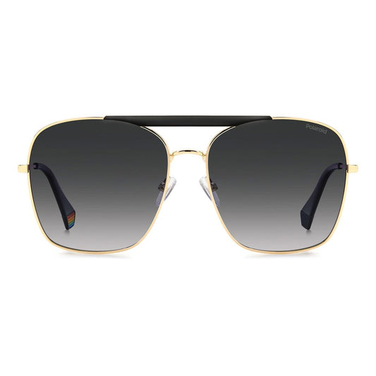 Polaroid Black Metal Sunglasses POPLD6201SXI46F9WJAC