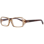 Dsquared² Brown Plastic Frames, women's model DQ5019-045-54 with transparent lenses and brown temple, 54/16/135mm dimensions
