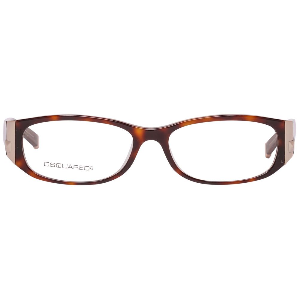 Dsquared² Brown Plastic Frames, DQ5053-052-53, women's eyeglasses, brown color, polarized lenses, stylish design, sleek eyewear