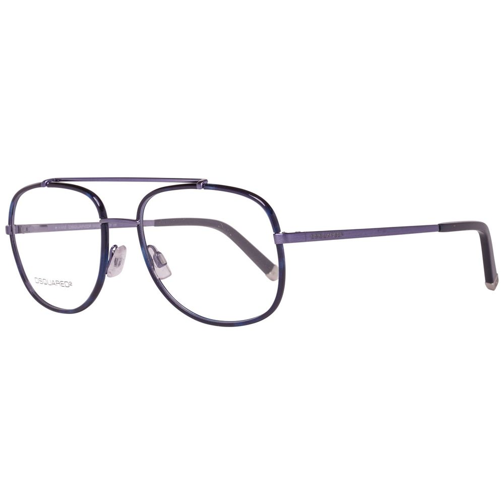 Dsquared² Blue Metal Frames glasses with blue metal frame, S3 category protection, 53/17/140 mm size, 100% UV protection.