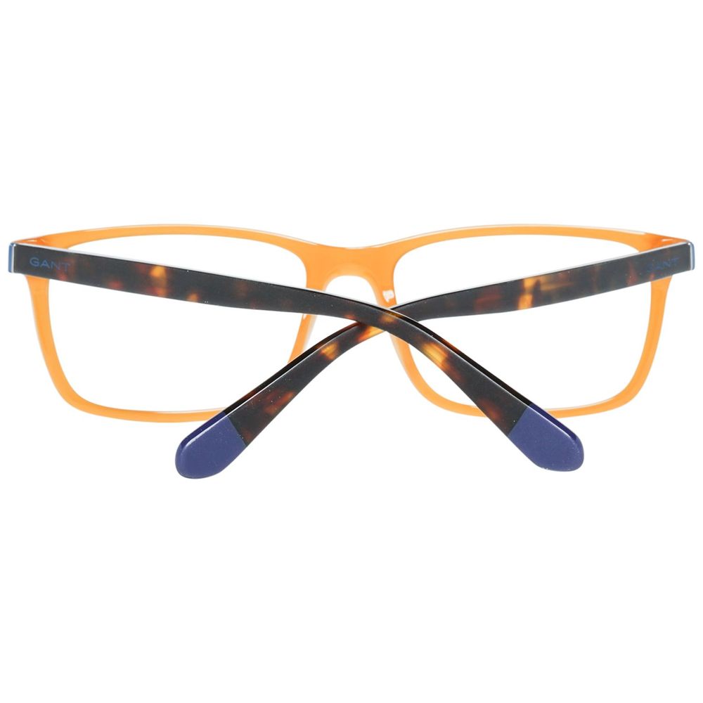 Gant Brown Plastic Frames with lens size 55mm, bridge 17mm, temple 145mm, in tortoiseshell and orange color.