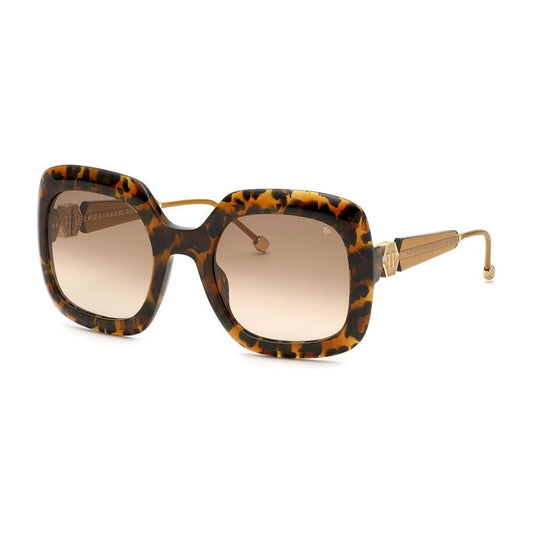 Philipp Plein Brown Acetate Sunglasses Philipp Plein Tan