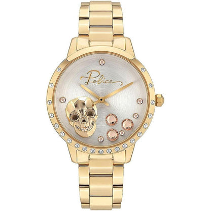 Police Gold Stainless Steel Dress Watch