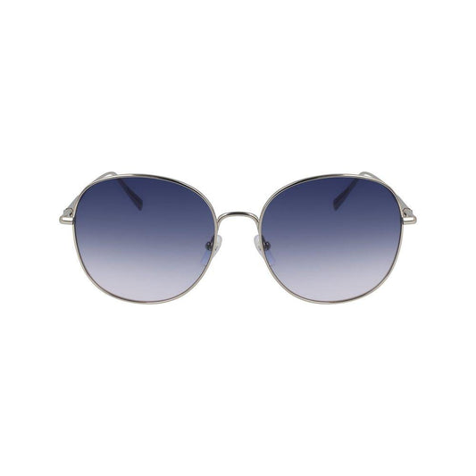 Longchamp Gold Metal Sunglasses Longchamp Slate Gray