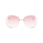 Longchamp Rose Gold Metal Sunglasses