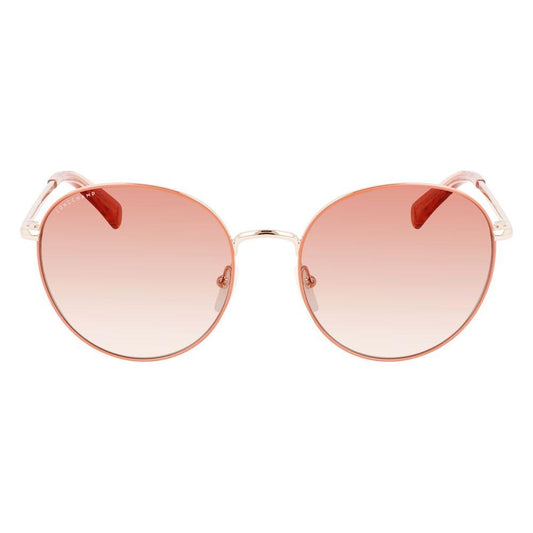 Longchamp Brown Metal Sunglasses Longchamp Pink