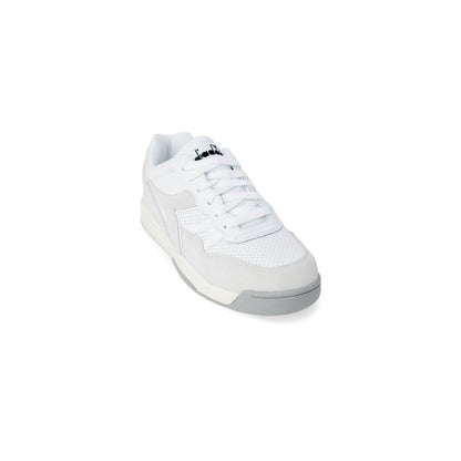 Diadora White Artificial Leather Sneaker