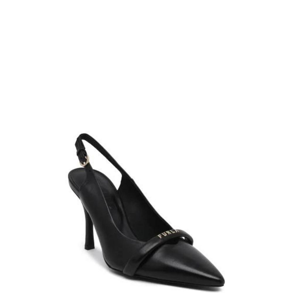 Furla Black Leather Pumps