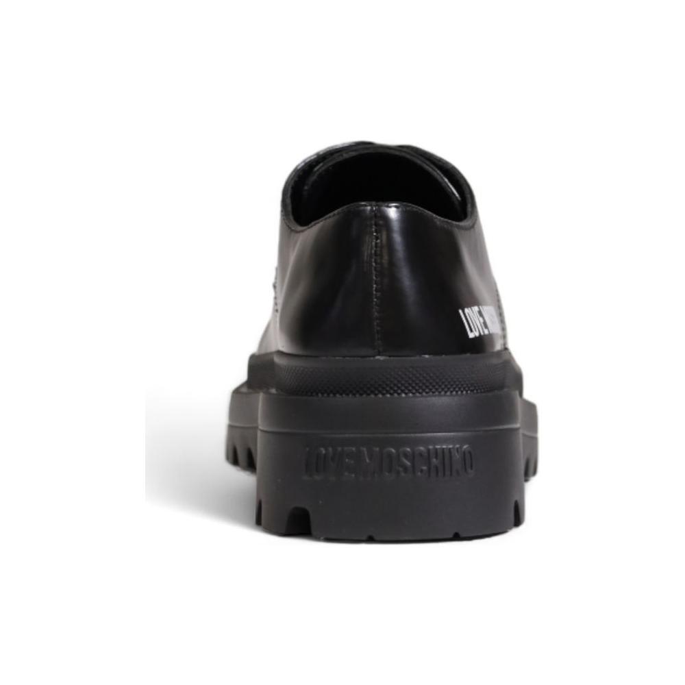 Love Moschino Black Polyethylene Platform Pumps