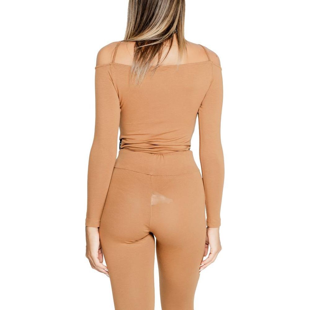 Icon Brown Cotton Bodysuit IC-14926900140-IT38|XS
