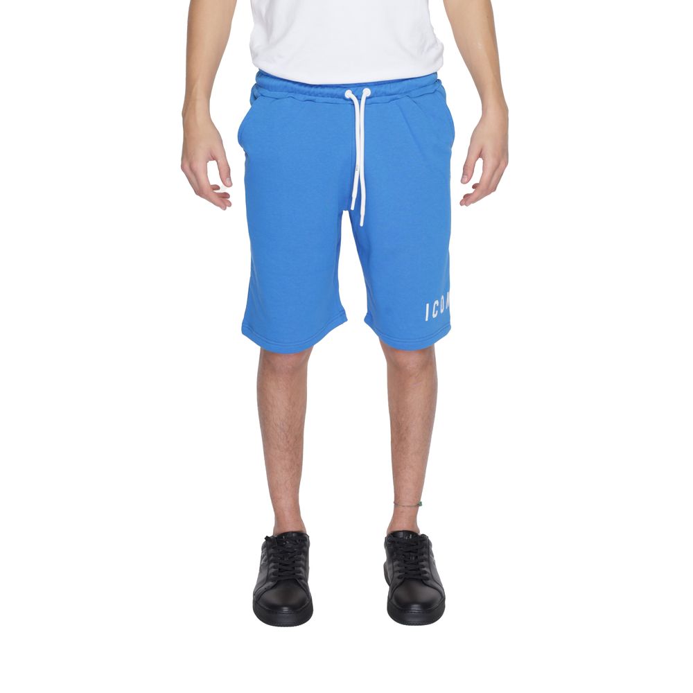 Icon Blue Cotton Bermuda