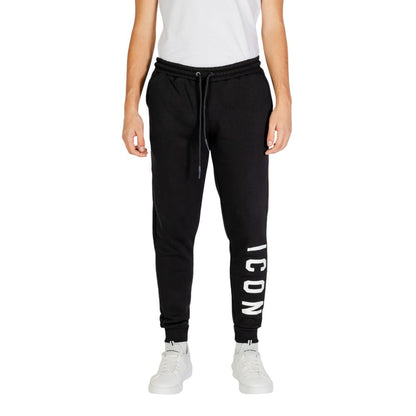 Icon Black And White Cotton Joggers Workout Pant