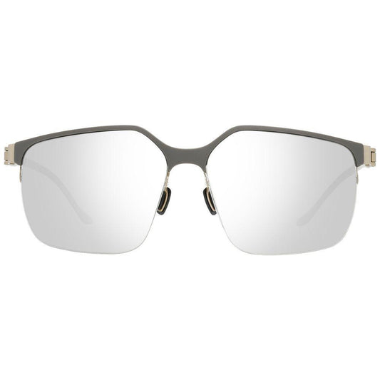 Mercedes Benz Gray Metal Sunglasses MBM1037CAC