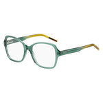 Hugo Boss Green Acetate Frames for women, model HG1267GP7F317, with 53/17/140 mm size and elegant acetate material.