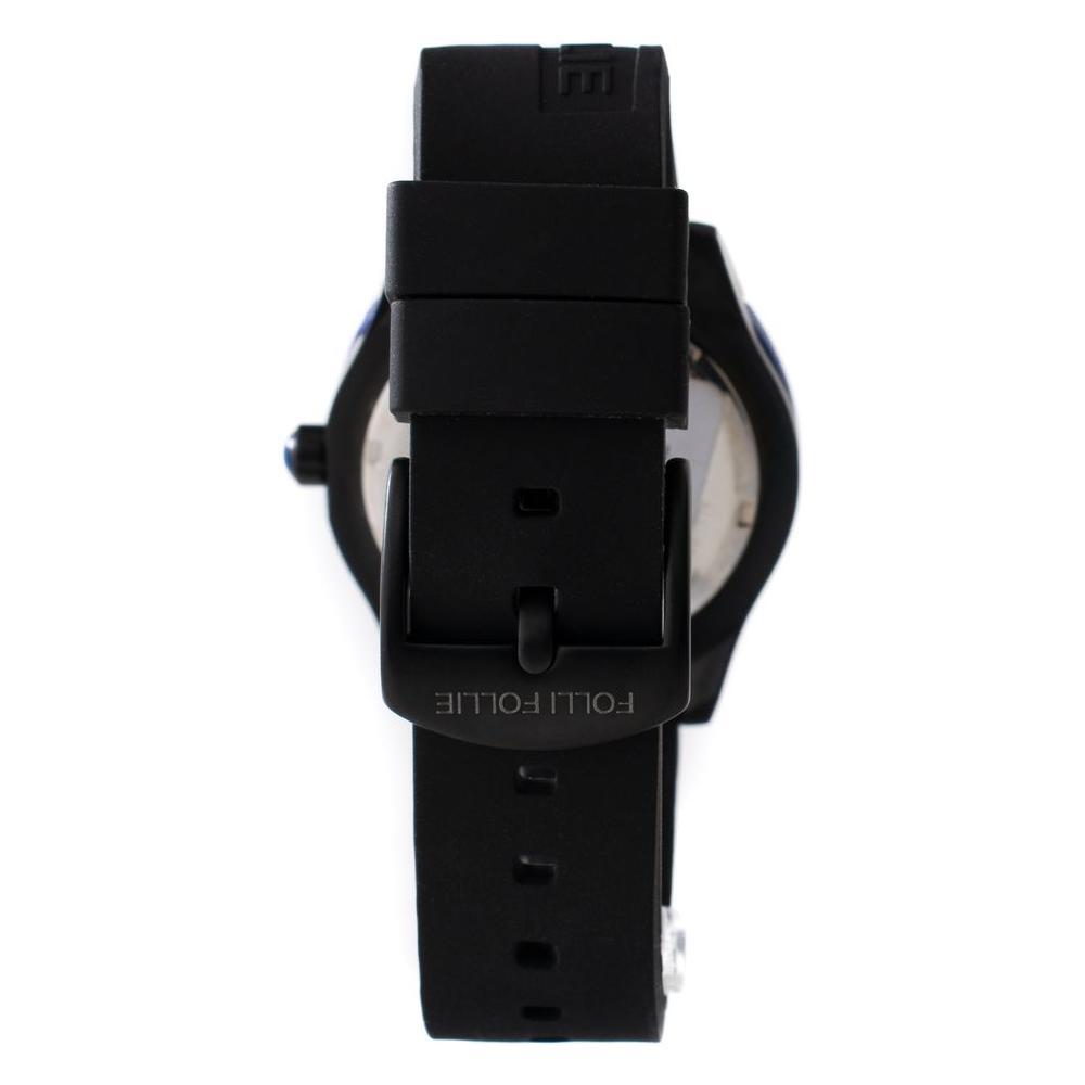 Folli Follie Black Synthetic Sport Watch