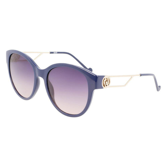 Liu Jo Blue Injected Sunglasses Liu Jo Light Slate Gray