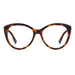 Missoni Bicolor Acetate Frames in Havana Violet, model MIS-0094-AY0. Cat-eye shape with dimensions 54/17/145 mm.