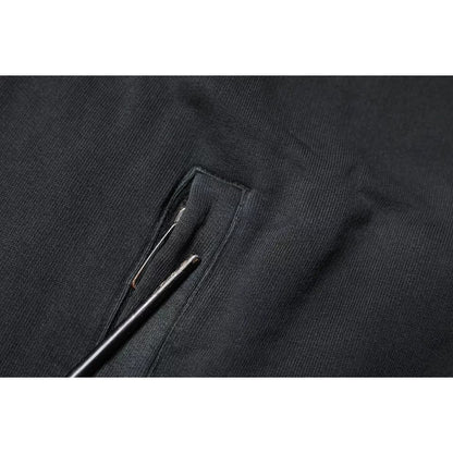 Dolce & Gabbana Black Logo Plaque Hooded Full Zip Sweater