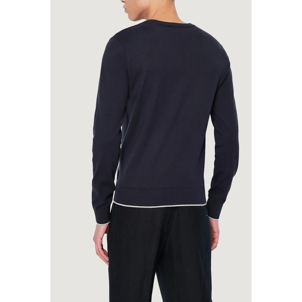 Armani Exchange Blue Cotton Sportswear