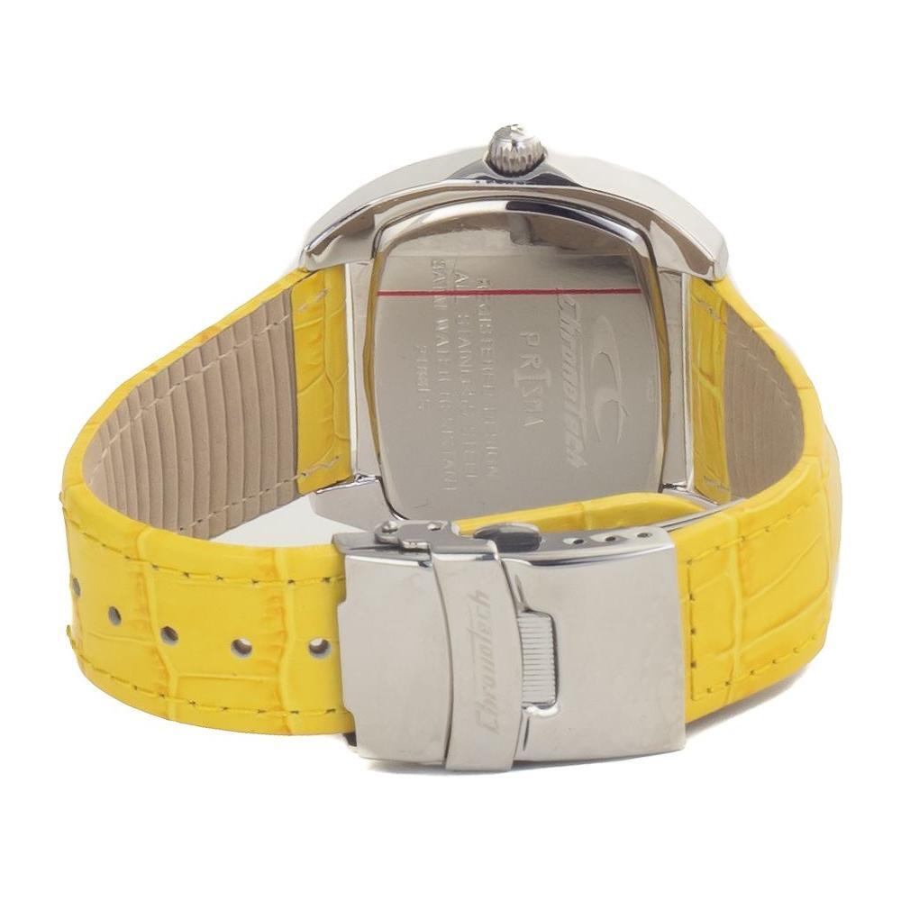 Chronotech Yellow Leather Watch CHCT2188LS05AC
