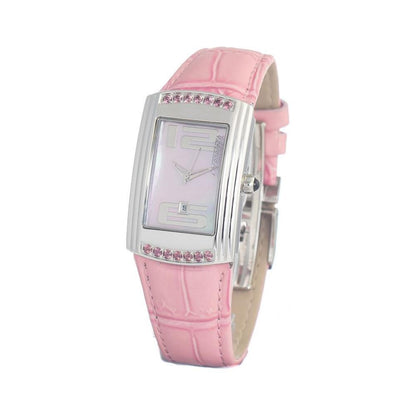 Chronotech Multicolor Leather Dress Watch