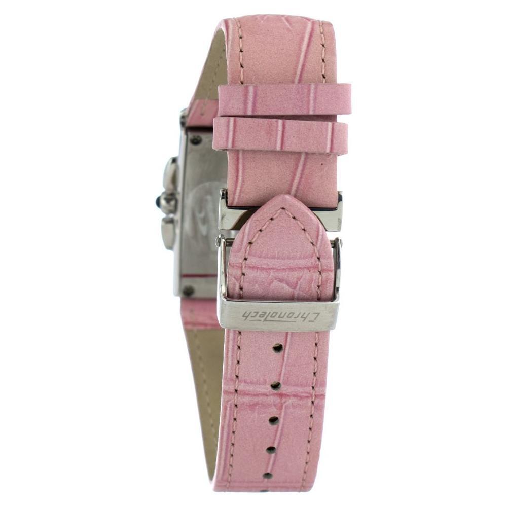 Chronotech Multicolor Leather Dress Watch