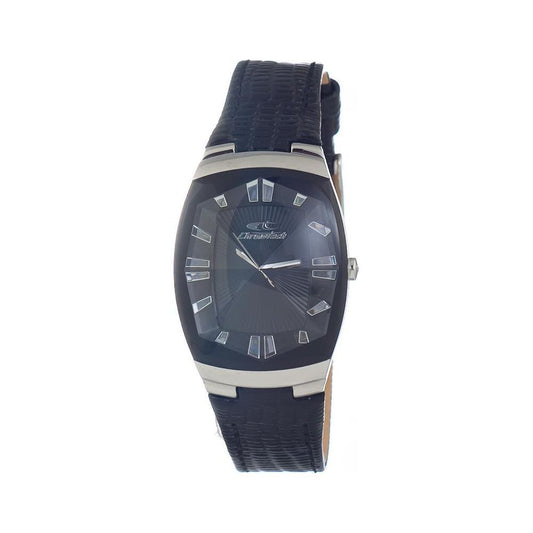 Chronotech Black Leather Watch CHCT7065L02AC