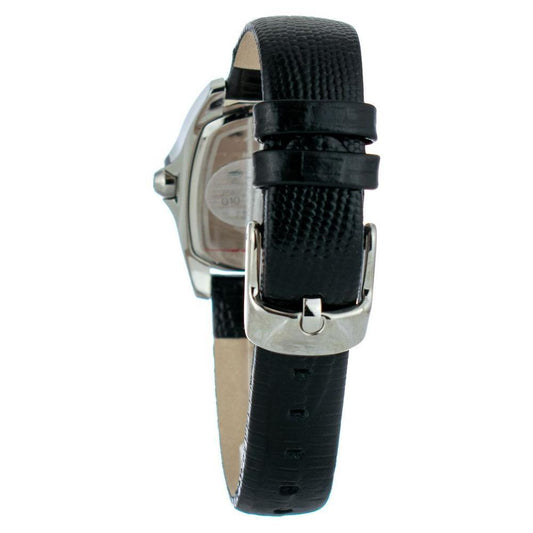 Chronotech Black Leather Watch CHCT7094SS51AC