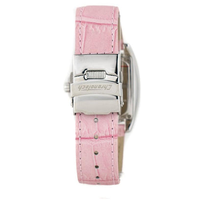 Chronotech Multicolor Leather Dress Watch