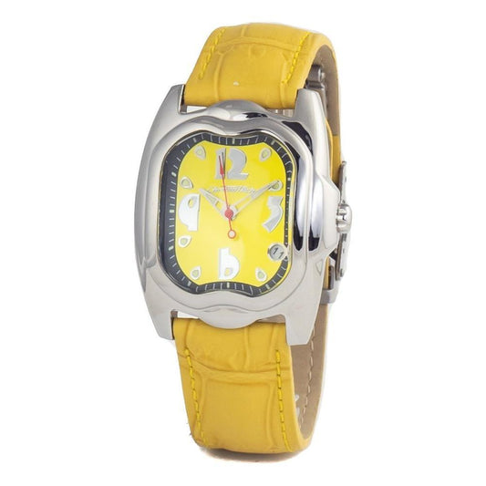 Chronotech Yellow Leather Watch CHCT7274L02AC