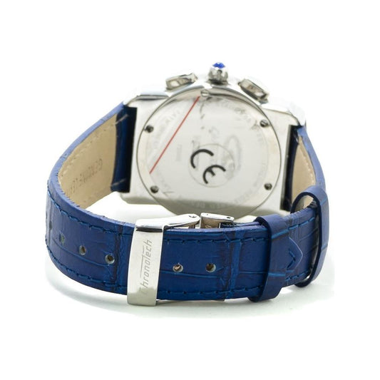 Chronotech Blue Leather Watch CHCT7280B09AC