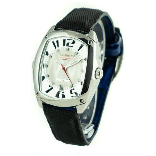 Chronotech Black Leather Watch CHCT7696L02AC