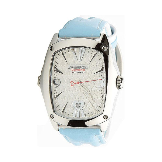 Chronotech Blue Leather Watch CHCT7696L15AC