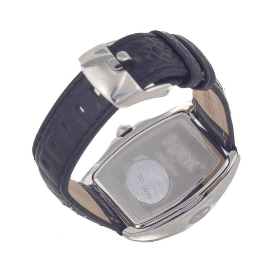 Chronotech Black Leather Watch CHCT7896LS82AC