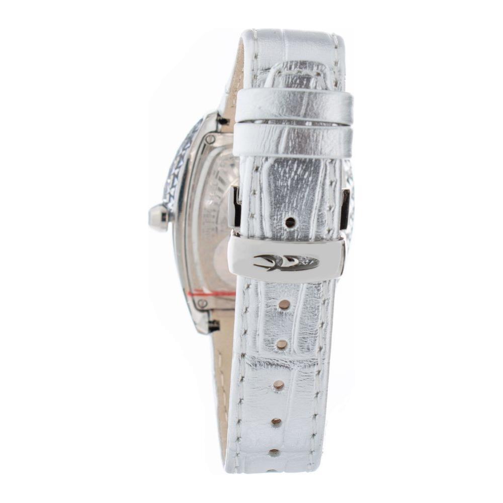 Chronotech Silver Leather Watch CHCT7998L09AC