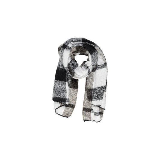 Only Black Polyester Scarf ON-14841000009-ONE SIZE