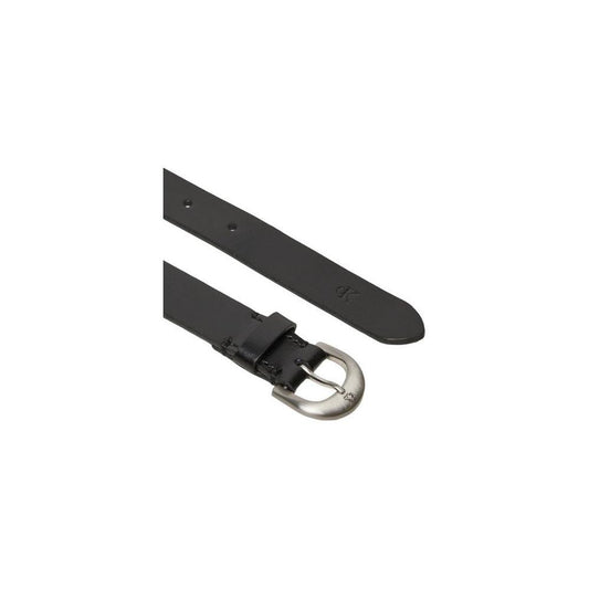 Calvin Klein Jeans Black Leather Belt CA-15184900009-90 CM / 36 INCHES
