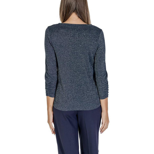 Street One Blue Polyester Long Sleeve ST-15624100010-IT36|XXS