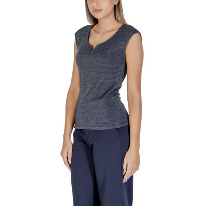Street One Blue Viscose Tank Top