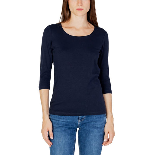 Street One Blue Cotton Long Sleeve ST-12748000010-IT42|M