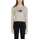 Tommy Hilfiger Jeans Beige Recycled Polyester Sweater TO-14577702507-XL