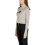 Tommy Hilfiger Jeans Beige Recycled Polyester Sweater TO-14577702507-XL