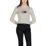 Tommy Hilfiger Jeans Beige Recycled Polyester Sweater TO-14577702507-XL